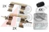 CARRAB BP 2567 Accessory Kit, disc brake pads